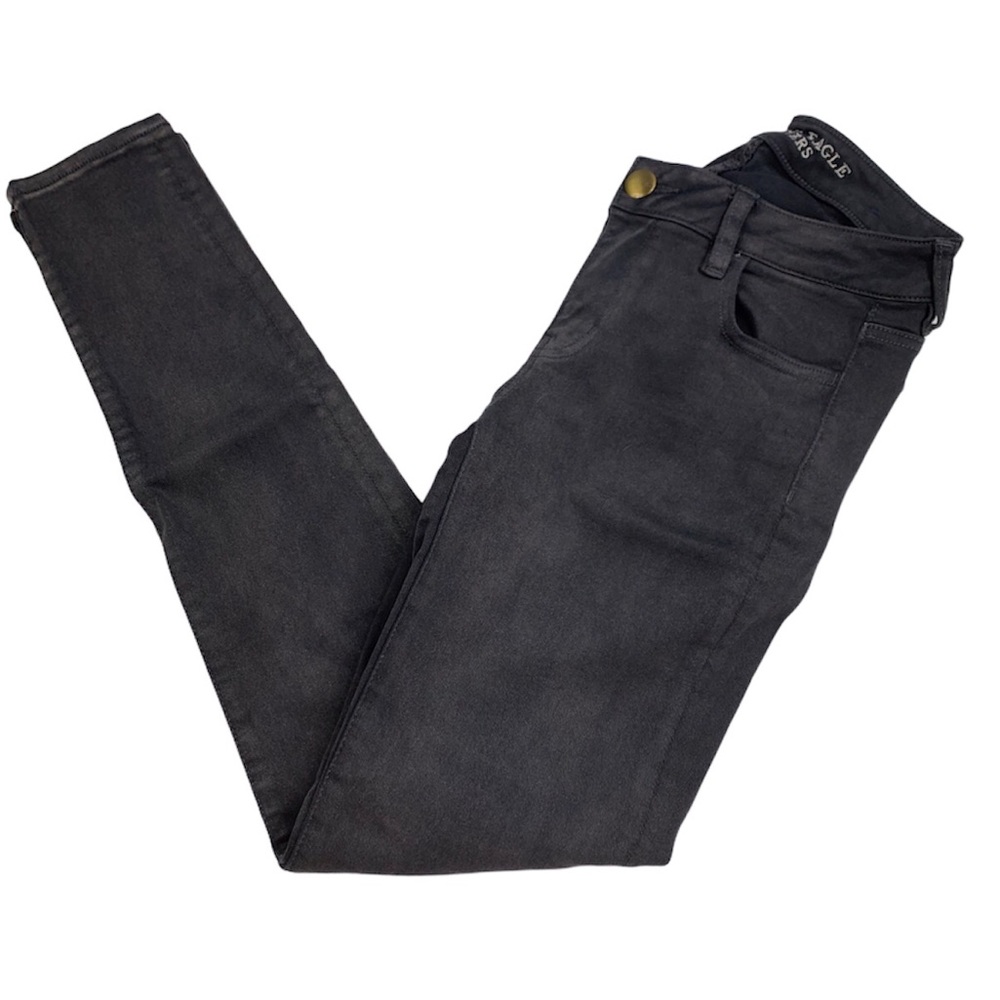 [American Eagle] Charcoal Gray Soft Jegging Jeans